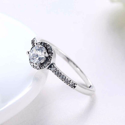 Solid 925 Sterling Silver Female Wedding Ring